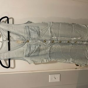 Lightweight button up Sleeveless Dress